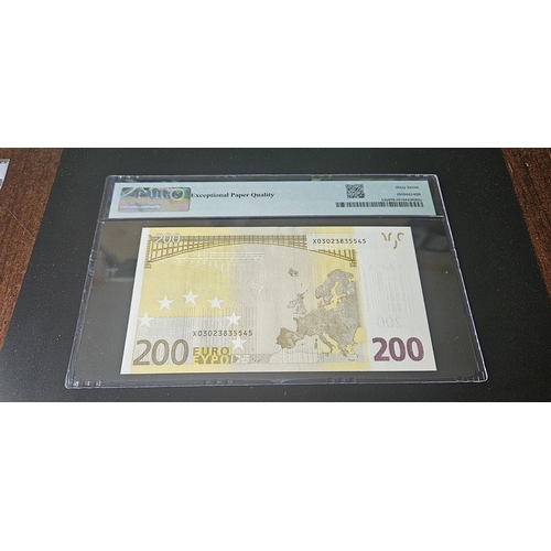 831 - European Union / Germany Pick# 13x 2002 200 Euro - Sign. J.C. Trichet S/N X03023835545 - Serial Numb... 