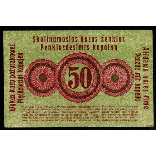 859 - Germany / Empire Occupation of Poznan, 50 Kopecks, 1916 year