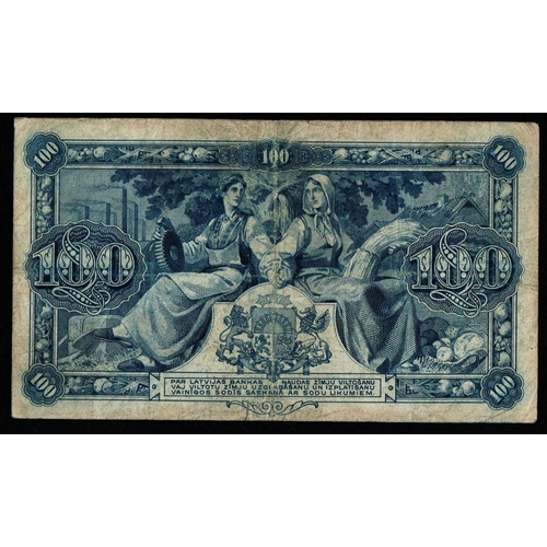 939 - Latvia, 100 Latu, 1923 year, A 080019