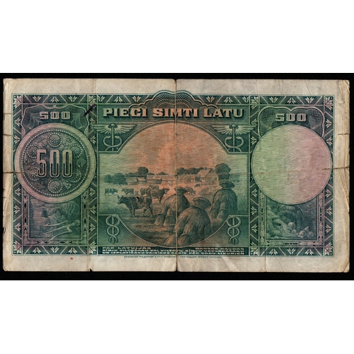 941 - Latvia, 500 Latu, 1929 year, A069,381