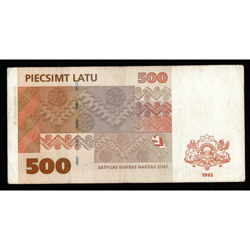 959 - Latvia, 500 Latu, 1992 year, A 9899390 A