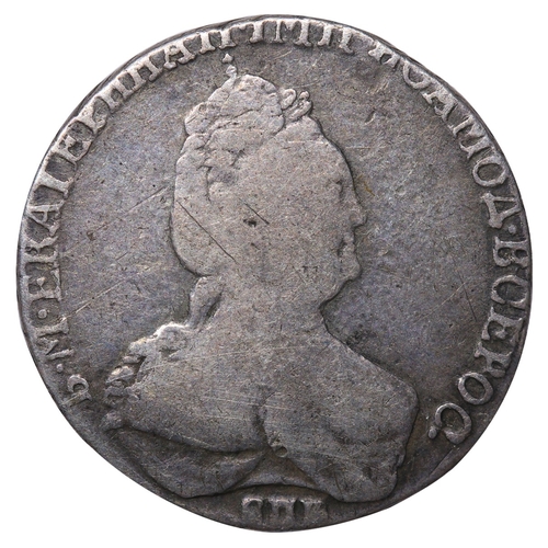 196 - Russian Empire, Empress Catherine II (1762-1796), 1 grivennik, 1794 year, Silver, 2,37 gr, C#61c, bi... 