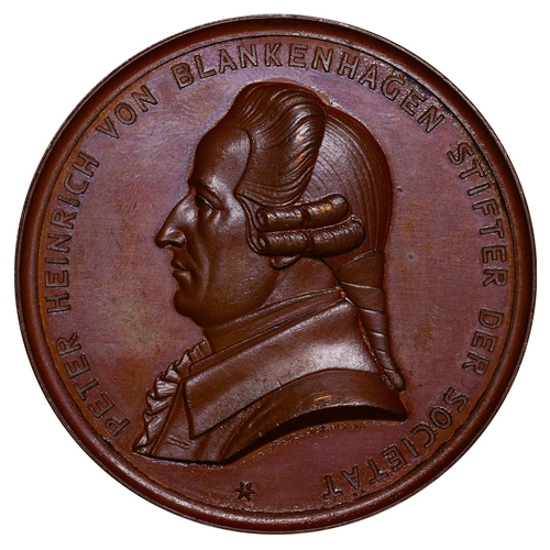 26 - Latvia, Medal, Peter Heinrich von Blankenhagen, the Imperial Livonian Communal and Economic Society