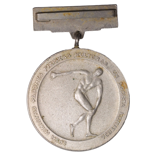 29 - Sport medal, Latvia, Silver II Latvian USSR Chempionship, the 2nd half of the 20th century