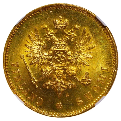 315 - Russian Empire, Finland, Emperor Nicholas II (1894-1917), 20 markkaa, 1912 year, Gold, 6,4516 gr, KM... 