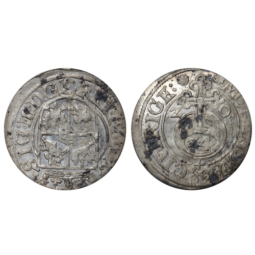 401 - Latvia - 	Duchy of Livonia, Sigismund III Vasa (1587 - 1629), 3 polker, 1620 - 1624 year, Billon,  K... 