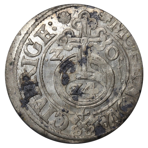 401 - Latvia - 	Duchy of Livonia, Sigismund III Vasa (1587 - 1629), 3 polker, 1620 - 1624 year, Billon,  K... 