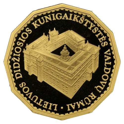 443 - Lithuania, Republic (1990-date), President Valdas Adamkus (2004 - 2009), 500 litu, 2005 year, Gold, ... 