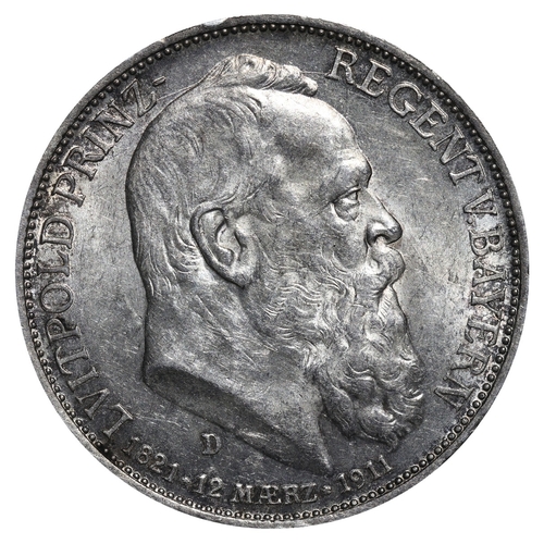 451 - Germany, Anhalt-Dessau, Duke Frederick II (1901-1918), 3 mark, 1911 year, Silver, 16.66 gr,