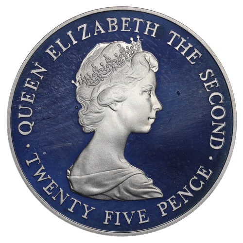 492 - United Kingdom, Queen Elizabeth II (1952 - 2022), 25 new pence, 1978 year, Silver, 28.28 gr, KM#32a