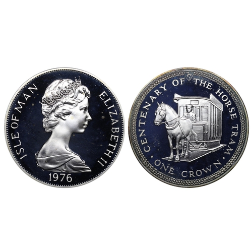 503 - United Kingdom, Queen Elizabeth II (1952 - 2022), 1 crown, 1976 year, Silver, 28.28 gr, KM#38a