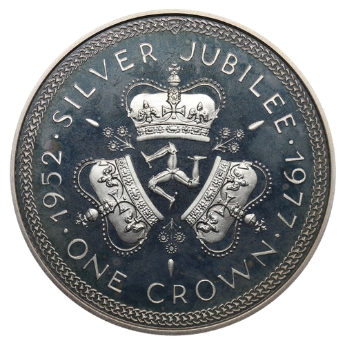 504 - United Kingdom, Queen Elizabeth II (1952 - 2022), 1 crown, 1977 year, Silver, 28.28 gr, KM#41