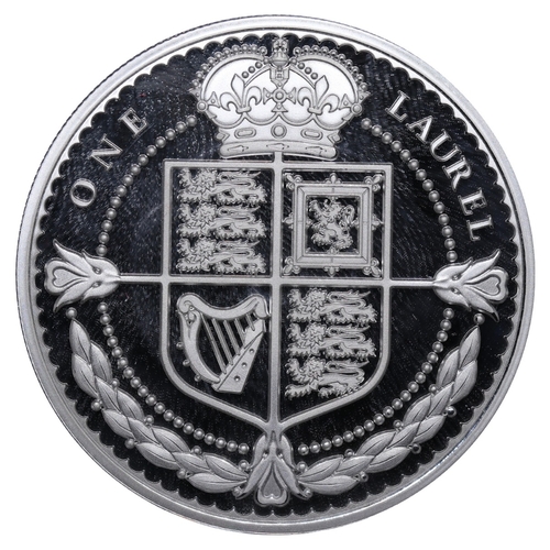 508 - Inited Kingdom, Queen Elizabeth II (1952 - 2022), 1/4 laurel, 2022 year, Silver, 10 gr, 	KM#â¯359