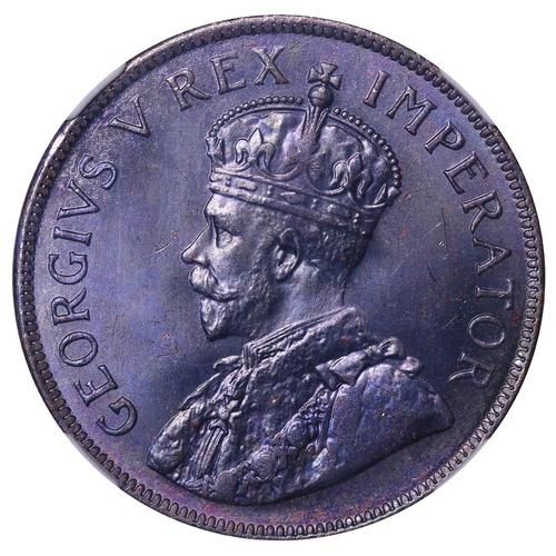 514 - South Africa, King George V (1910-1936), 1 penny, 1923 year, Bronze, 9,45 gr, KM#14.1, In MS 65 BN: ... 