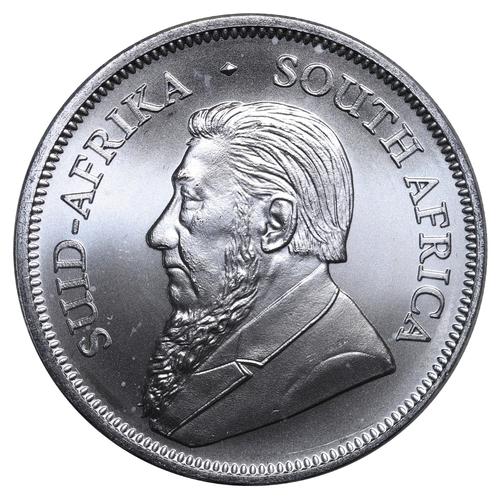 515 - South Africa, President Cyril Ramaphosa (2018 - present), 1 rand, 2022 year, Silver, 31.1 gr, KM#â¯... 