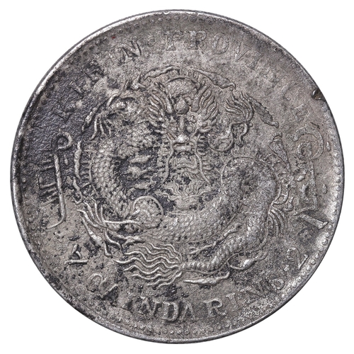 517 - China, Kirin Province, 1 dollar - 7 Mace 2 Candareens, Silver