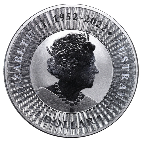 518 - Australia, Queen Elizabeth II (1952 - 2022), 1 dollar, 2022 year, Silver, 31,1 gr, KM#â¯3695