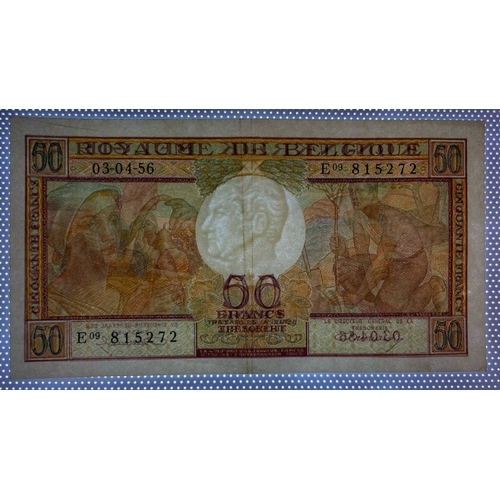 564 - Belgium, Kingdom of Belgium, 50 Francs, 1956 year, E09 815272