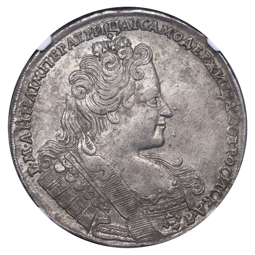 64 - Russian Empire, Empress Anna Ioannovna (1730-1740), 1 rouble, 1732 year, Silver, 25,85 gr, KM#192.1,... 