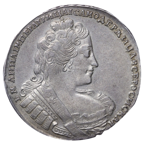 65 - Russian Empire, Empress Anna Ioannovna (1730-1740), 1 rouble, 1733 year, Silver, 25,85 gr, KM#192.2,... 