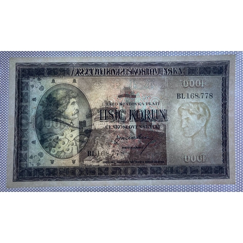 772 - Czechoslovakia, 1000 Korun, 1945 year, BL168.778