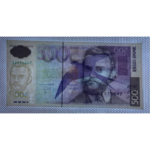 802 - Estonia, BANK OF ESTONIA 2000 year, 500 Krooni, ZZ215647