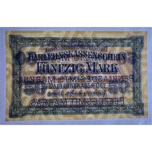 861 - Germany, Loan Certificate, 50 Mark, 1918 year B-021621