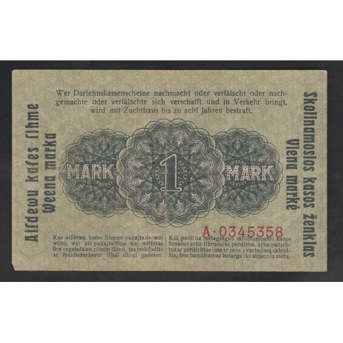 862 - Gemany, Loan Certificate, 1 Mark, 1918 year, A-0345358