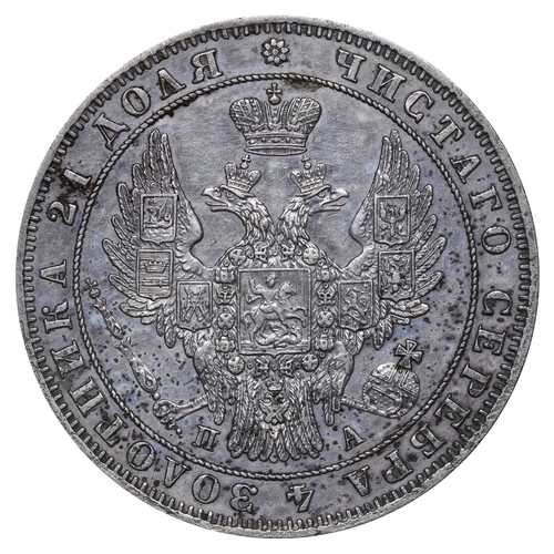 91 - Russian Empire, Emperor Nicholas I (1825-1855), 1 rouble, 1849 year, Silver, 20,73 gr, C#168.1, bitk... 