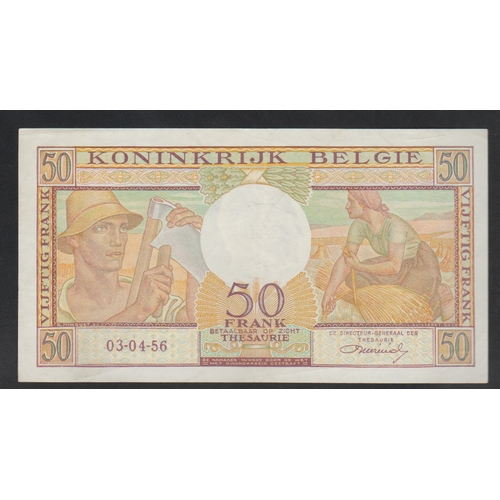 564 - Belgium, Kingdom of Belgium, 50 Francs, 1956 year, E09 815272