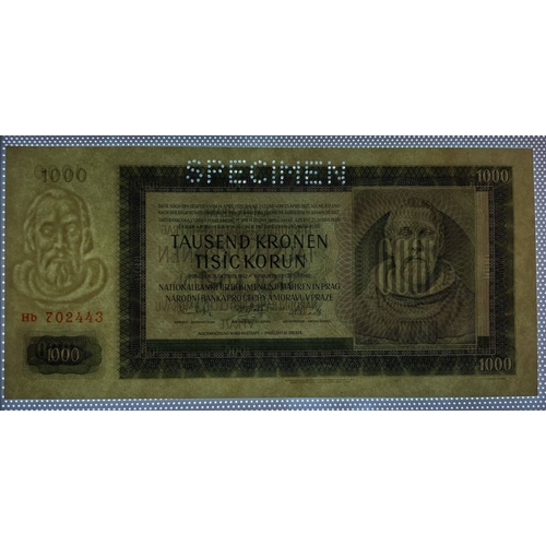 593 - Bohemia, National Bank of Bohemia, 1000 Kronen, 1942 year, Hb 02443