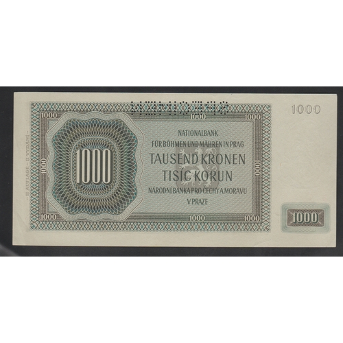 593 - Bohemia, National Bank of Bohemia, 1000 Kronen, 1942 year, Hb 02443