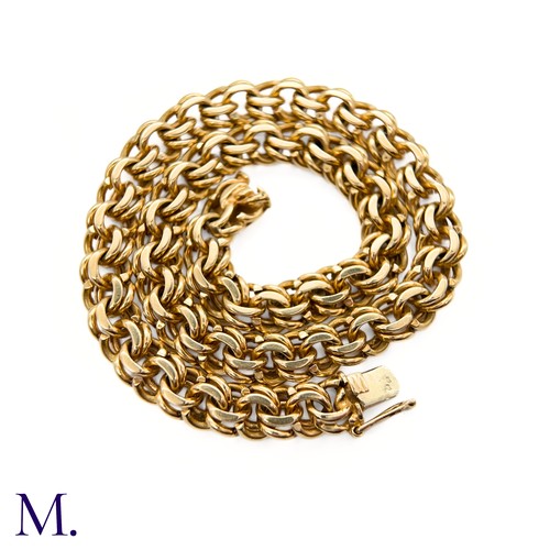 17 - An 18ct Gold Collar by Van Cleef and Arpels

The heavy gold collar by Van Cleef and Arpels is made u... 