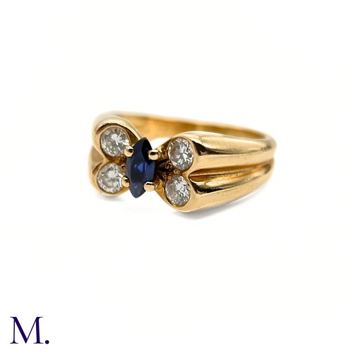 42 - A Sapphire and Diamond Ring by Van Cleef & Arpels

The 18ct yellow gold ring by Van Cleef & Arpels i... 