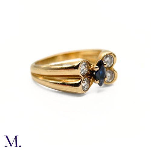 42 - A Sapphire and Diamond Ring by Van Cleef & Arpels

The 18ct yellow gold ring by Van Cleef & Arpels i... 