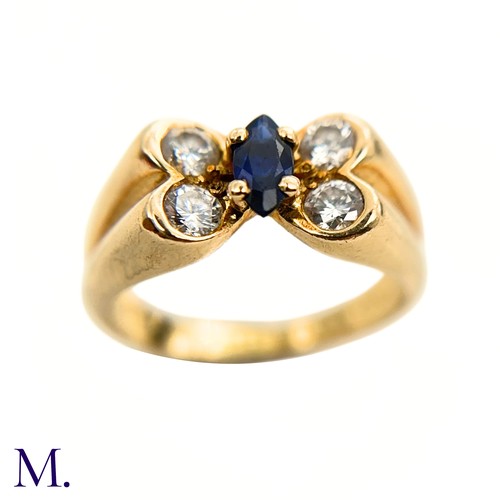 42 - A Sapphire and Diamond Ring by Van Cleef & Arpels

The 18ct yellow gold ring by Van Cleef & Arpels i... 