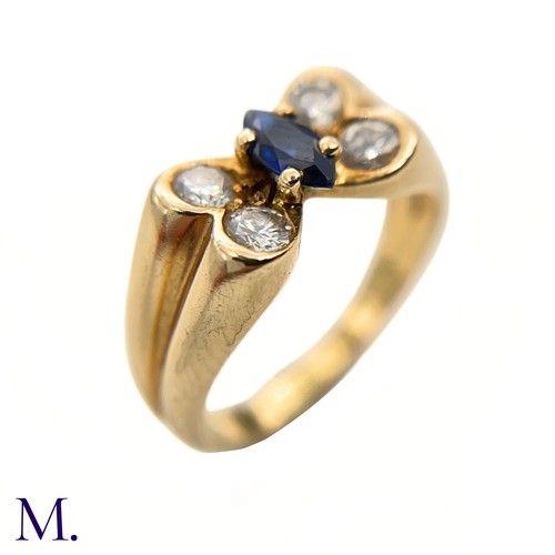 42 - A Sapphire and Diamond Ring by Van Cleef & Arpels

The 18ct yellow gold ring by Van Cleef & Arpels i... 