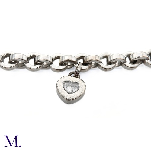 56 - A Happy Diamond Bracelet by Chopard

The heavy 18ct white gold bracelet by Chopard has a heart-shape... 