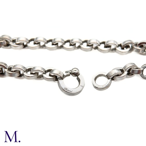 56 - A Happy Diamond Bracelet by Chopard

The heavy 18ct white gold bracelet by Chopard has a heart-shape... 