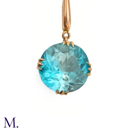 73 - An Antique Zircon Pendant and Chain

The 9ct gold chain suspends two bright zircon stones of approxi... 