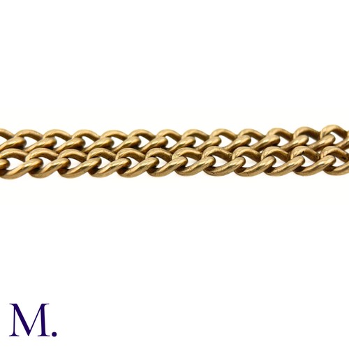 93 - An Antique Albert Chain with Citrine Spinning Fob.

The antique 9ct rose gold albert chain is secure... 