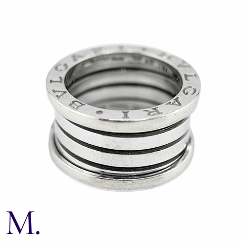 113 - An 18ct White Gold B.Zero Ring by Bulgari.

The 18ct white gold B.Zero ring by Bulgari is marked int... 