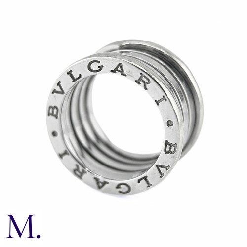 113 - An 18ct White Gold B.Zero Ring by Bulgari.

The 18ct white gold B.Zero ring by Bulgari is marked int... 