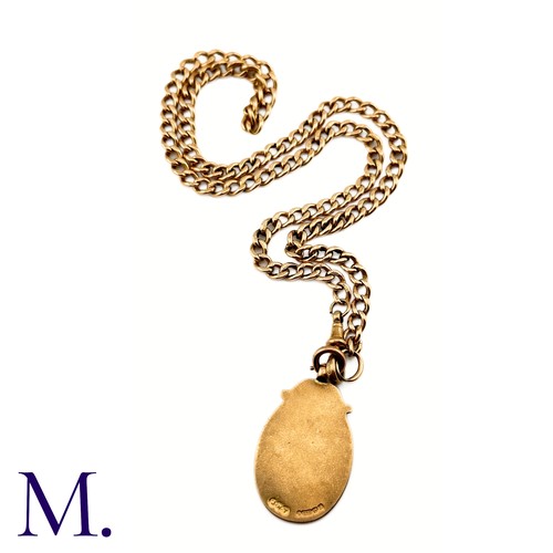 68 - An Antique Albert Chain with Medallion
The 9ct rose gold Albert chain with lobster clip suspends a r... 