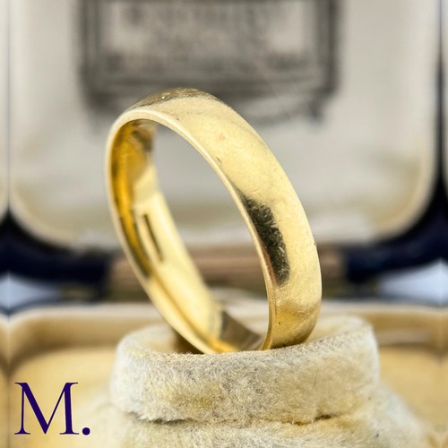 45 - NO RESERVE - An 18ct Gold Band

The yellow gold band is hallmarked for 18ct gold.

Weight: 4.7g
Size... 