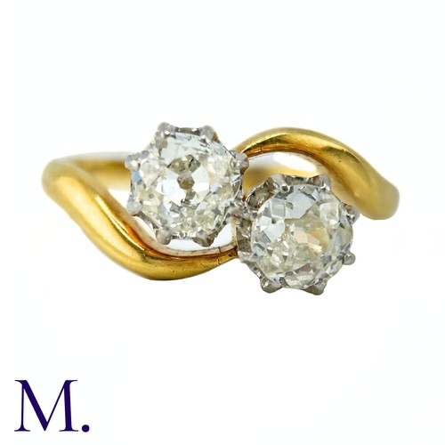 33 - A Diamond Toi et Moi Ring



Weight: 3.2g
Size: L
0.45 + 0.5ct