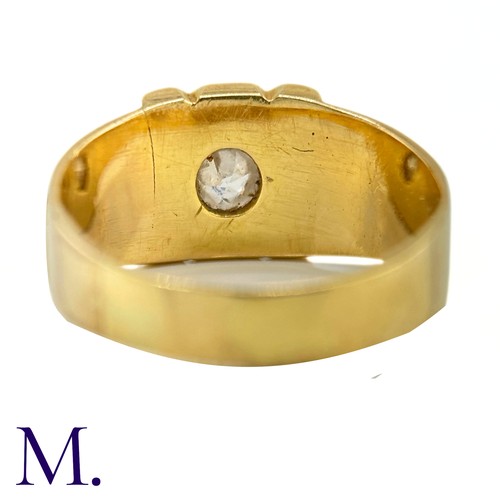 80 - An Antique Diamond Mizpah Ring

The antique 18ct yellow gold mizpah ring is set with a 0.25ct old cu... 