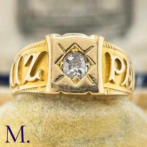 80 - An Antique Diamond Mizpah Ring

The antique 18ct yellow gold mizpah ring is set with a 0.25ct old cu... 