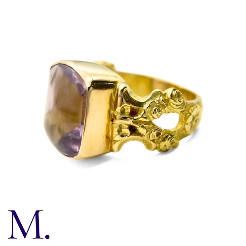 24 - An Art Nouveau Amethyst Ring (Spanish)

The yellow gold ring originates from the Catalonia area in S... 