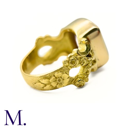 24 - An Art Nouveau Amethyst Ring (Spanish)

The yellow gold ring originates from the Catalonia area in S... 